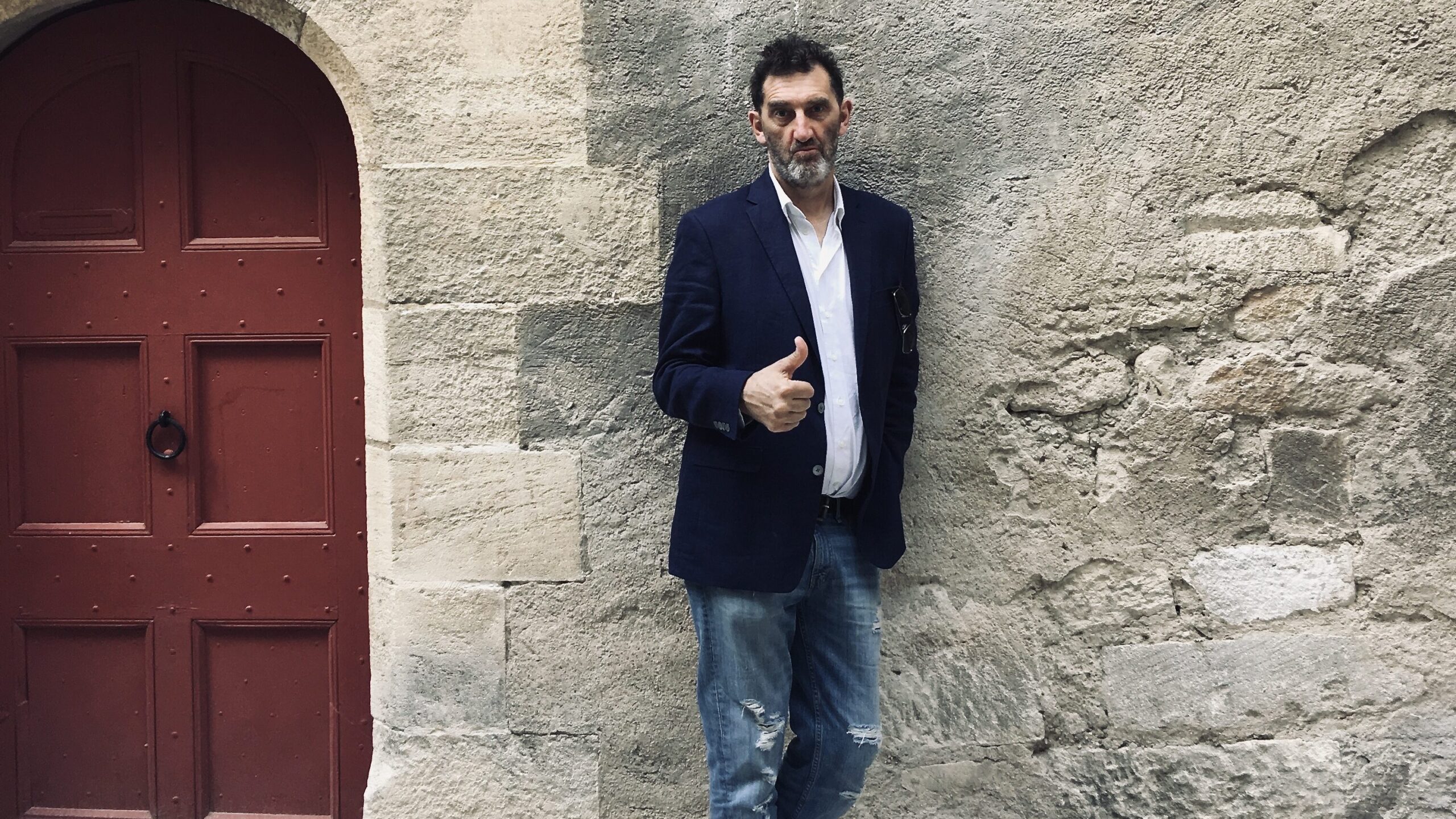 Jimmy giving a thumbs up